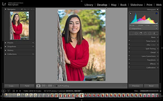 A Lightroom Classic Interface