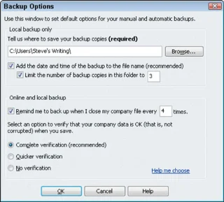 Hogyan készítsünk biztonsági másolatot a QuickBooks 2011 adatfájljáról
