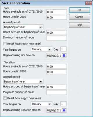 Az alapvető bérszámfejtés beállítása a QuickBooks 2011 segítségével
