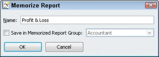 A jelentésablak használata a QuickBooks 2011-ben