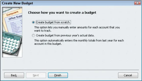 Hogyan készítsünk új költségvetést a QuickBooks 2011-ben