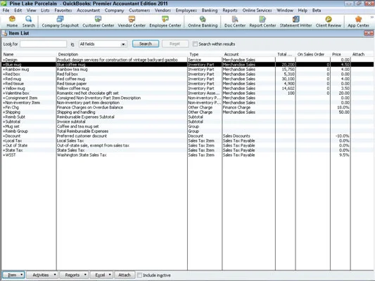 Как да навигирате в менюто на доставчика в QuickBooks 2011