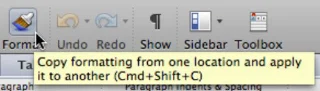 Spreminjanje gumbov orodne vrstice v programu Office 2011 za Mac