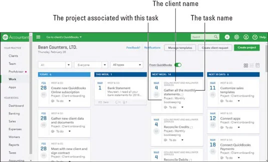 A QuickBooks online könyvelői gyakorlatának irányítása