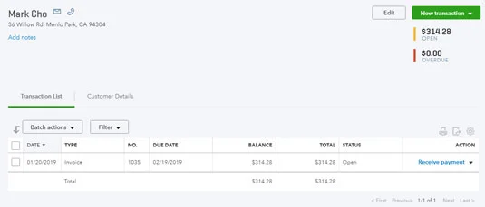 Hogyan kereshet a QuickBooks online listáiban emberek számára