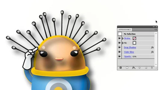 Filter- og effektmenyer i Adobe CS5 Illustrator