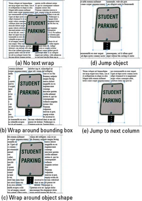 Pakk inn objekter med tekst i InDesign CS5
