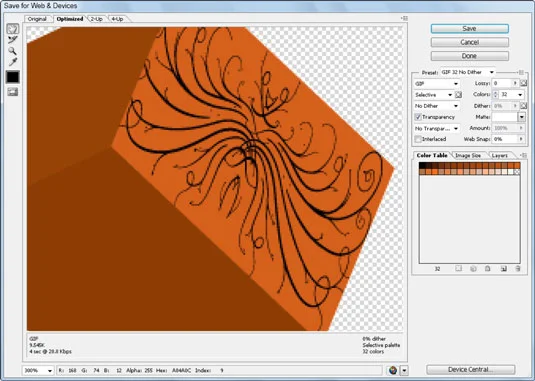 Kunstverk for nettet i Adobe CS5 Illustrator