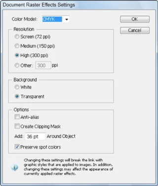 Adobe CS5 Illustrator Transparency Flattening
