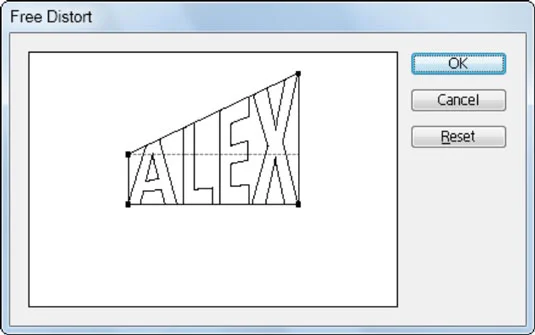 Envelope Distort-kommandoen i Adobe CS5 Illustrator