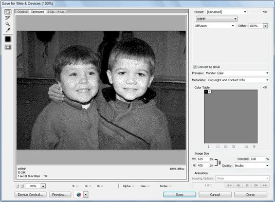 Lagre Photoshop CS5-bilder for web og mobile enheter