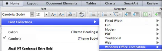 Kā formatēt parasto tekstu programmā Office 2011 darbam ar Mac