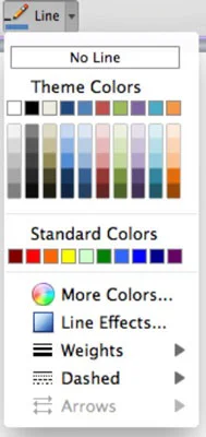 Tekstlodziņu un formu formatēšana programmā Office 2011 darbam ar Mac