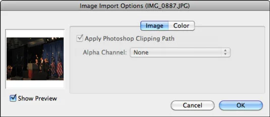 Kā importēt un eksportēt saturu programmā InDesign