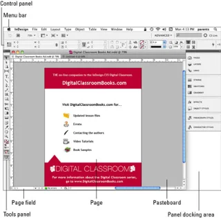 Oppdag InDesign CS5-menyene
