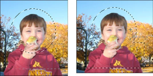 Lag utvalg med Photoshop CS5 Marquee Tool