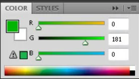Fargemoduser i CS5