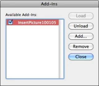 Instalējiet un izmantojiet pievienojumprogrammas programmā Office 2011 darbam ar Mac