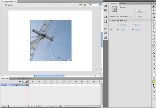 Rediger Flash CS5 punktgrafikk i Adobe Photoshop CS5