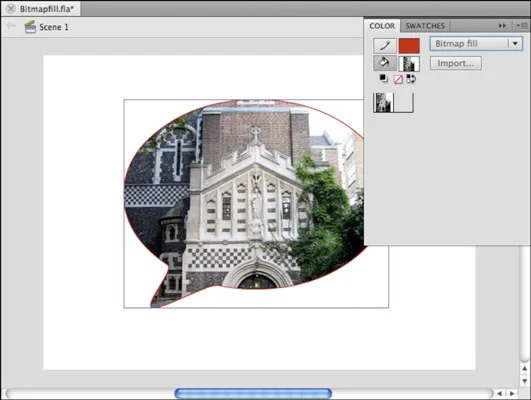 Hvordan lage bitmapfyll i Flash CS5