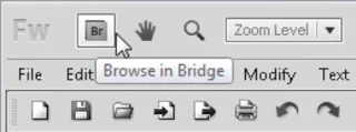 Slik importerer du bilder til Adobe Fireworks Creative Suite 5