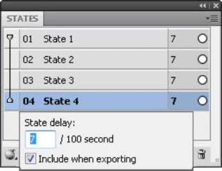 Как да настроите възпроизвеждането на анимация в Fireworks CS5