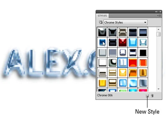 Hvordan lage og bruke tekststiler i Fireworks CS5