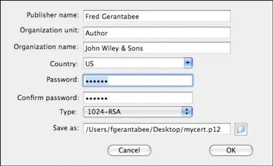 Publiser AIR-applikasjoner med Flash CS5