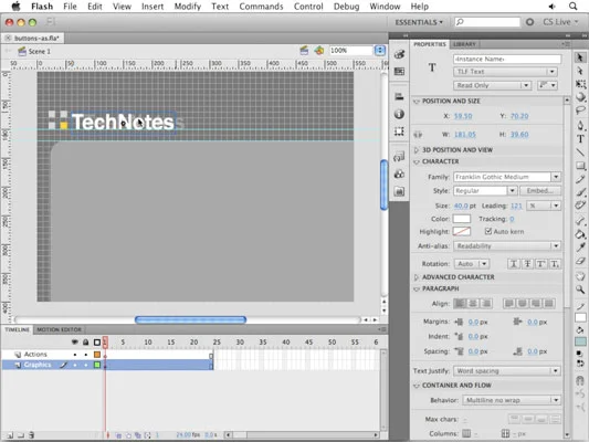Slik bruker du Flash CS5 Layout Grid