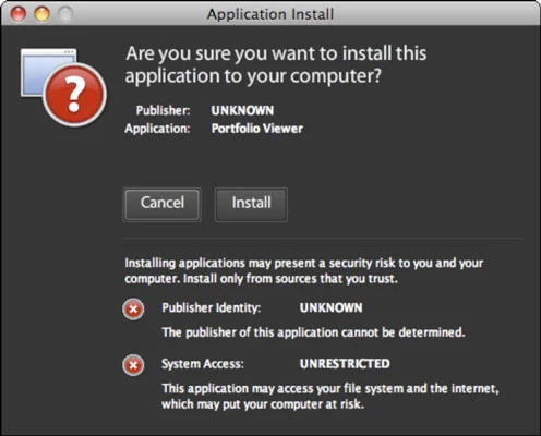 Installer AIR-applikasjoner innebygd i Flash CS5