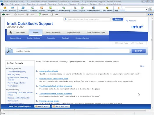 A QuickBooks 2012 hibaelhárítása: az Intuit terméktámogatási rendszere
