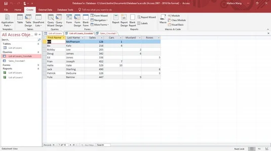 Kako poizvedovati po zbirki podatkov MS Access 2019