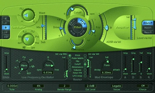 Utforsker Logic Pro Synths
