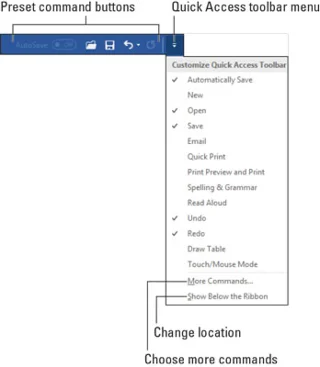 Kā pielāgot Microsoft Word 2019 ātrās piekļuves rīkjoslu