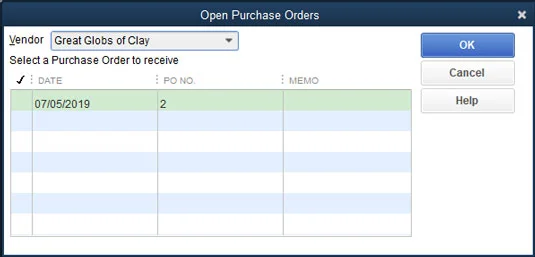 Hogyan működnek a beszerzési rendelések a QuickBooks 2019-ben