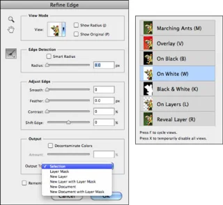 Kā izmantot opciju Marquee Refine Edge programmā Photoshop CS6