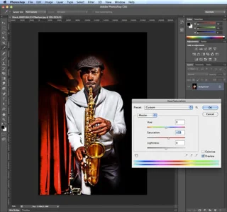 Hvordan justere størrelse, farge og kontrast i Photoshop CS6