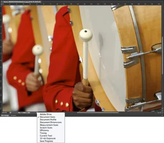 Slik setter du opp Photoshop CS6-statuslinjen