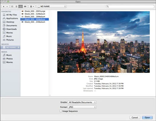 Hvordan åpne et bilde i Photoshop CS6