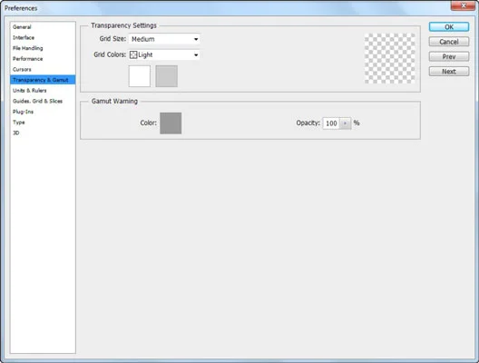 Как да настроите прозрачността и гамата във Photoshop CS6