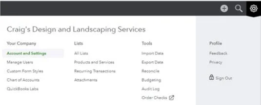 Költségkeret elkészítésének lépései a QuickBooks Online szolgáltatásban
