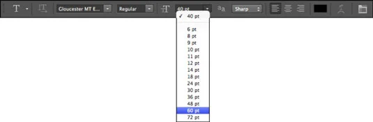 Slik spøker du typen din i Photoshop CS6