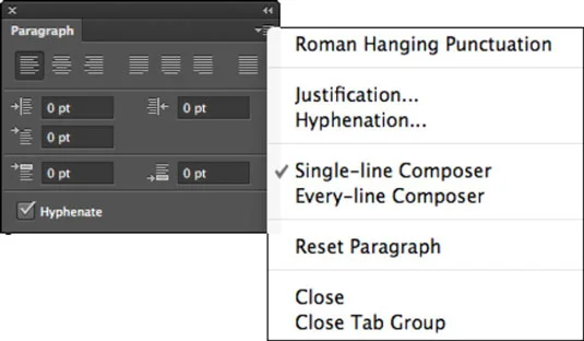 Jak formátovat odstavce ve Photoshopu CS6