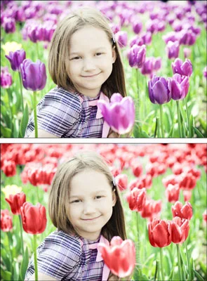 Kā krāsot attēlus ar krāsu aizstāšanas rīku programmā Photoshop CS6