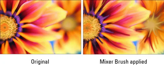 Hvordan blande farger med Mixer Brush Tool i Photoshop CS6