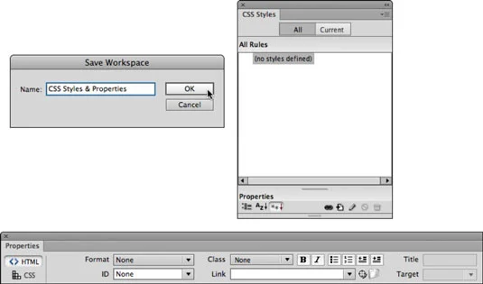 Dreamweavers paneler hjelper deg med å integrere programmer
