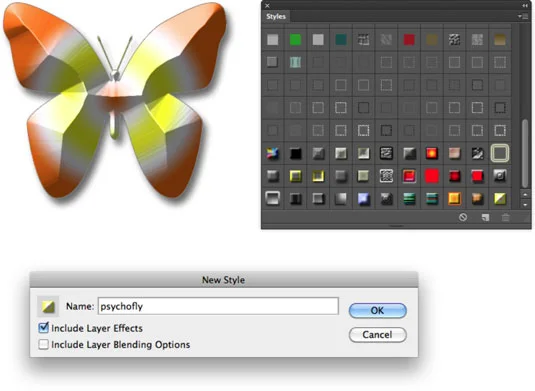 Hvordan lagre din egen stil i Photoshop CS6