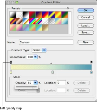 Jak přidat průhlednost do přechodu ve Photoshopu CS6