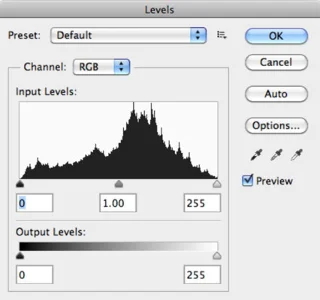 Hogyan lehet jobb kontrasztot elérni a Photoshop CS6 Levels parancsban
