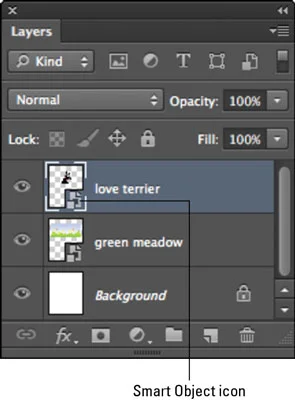 Kā izveidot viedus objektus un ievietot mākslas darbus programmā Photoshop CS6